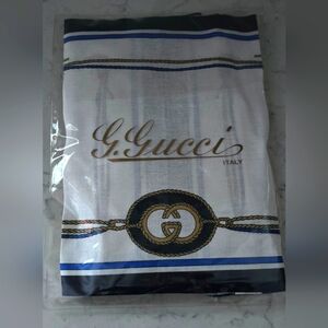 Vintage Gucci Linen Placemat and Napkin Set for 6